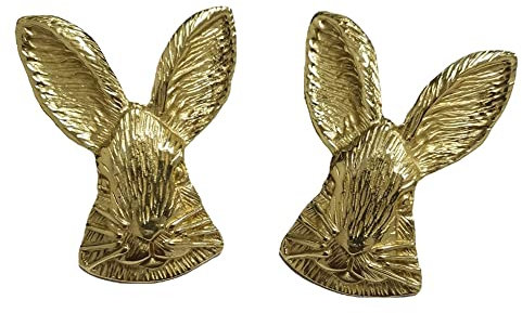Dariokki Hase Knopf und Gold Kaninchen Nordisch Schubladen Kinder Schrank T¨¹R M?Bel -2 St¨¹Ck