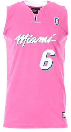 Sport Zone Miami Miami 6 baseballtröja rosa, Rosenröd, 3XL