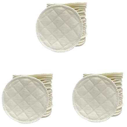HAPINARY 36pezzi Coppette Assorbilatte Lavabili Cotone Cuscinetti Riutilizzabili Ultra Assorbenti Per Allattamento Impermeabili e Comodi Per Mamme