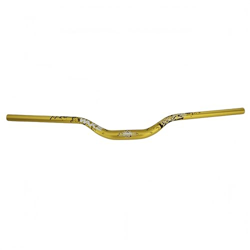 Trkimal φ31.8mm Straße MTB Mountainbike Fahrrad Extra Lang 780mm Lenker 55mm Riser Bar für Downhill Radfahren Rennen Off-Road MTB, BMX (Golden)