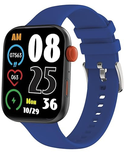 Atlanta Smartwatch Fitnesstracker Uhr mit Schrittzähler Blutdruck Puls Blutsauerstoff Schlafanalyse Sportarten - 9737/5 (Blau)