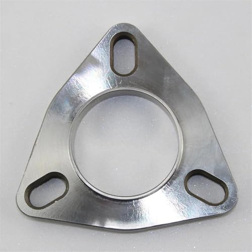 gola della coda dell'auto Flangia In Acciaio Inossidabile 304 Universale 51mm Flangia Mobile Saldata A 3 Fori Utilizzata Per Tubi Di Scarico Delle Automobili