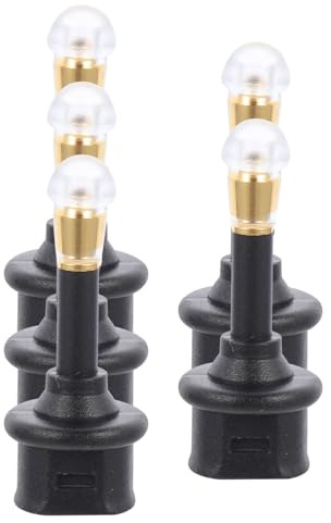 FRCOLOR Adattatore Audio Ottico da Femmina a Jack 3,5mm per Cuffie, 5 Pezzi, Materiale Pvc e Fibra Ottica, Leggero, da Portare Ovunque