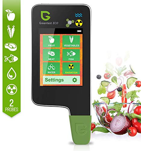 Greentest Eco 5 + contatore di nitrati per pesci Geiger contatore di nitrati per frutta, verdura, carne e acqua TDS tester di radiazione contatore Geiger contatore di radiazioni dosimetro