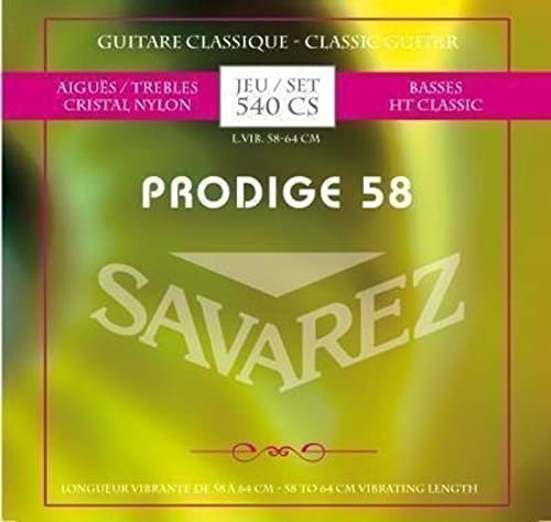 Savarez Klassisk gitarr strängar Prodige 38 1/8-3/4 storlek 3/4-7/8 nylon Gw 540CSW