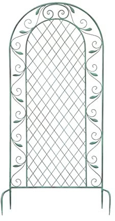 Rankgitter Rankzaun Kletterhilfe Rosengitter Beetzaun Kletterpflanzen Beeteinfassung Rankhilfe Spalier Garten Pflanzengitter Blumengitter für Kletterpflanzen,Gartendeko Pflanzen Deko,Rosen ( Color : V