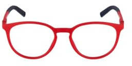 FILA Brille mit Sehstärke für Unisex optional mit Sonnenbrillentönung oder Blaulichtfilter, Panto, gefertigt aus Edelstahl, Modell: VFI706L (inklusive Brillenetui)