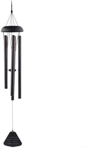 Campana a vento da chiesa con toni profondi 91 cm, perfetta aggiunta alla decorazione del tuo giardino