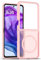 for Motorola razr 60 Ultra Case Compatible with MagSafe Wireless Charger Motorola razr 60 Ultra Flip Phone Cover (Pink)