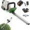TWZ Heckenschere Akku 21V, Elektrischer Heckentrimmer mit 2600mAh Li-Ionen Batterie und Ladegerät, Hecken & Strauchschere mit 15 mm Zahnabstand 510mm Schnittlänge Dual Schnittklingen