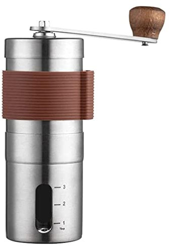 OZBME Molinillo de café Manual, Molinillo cónico de cerámica Ajustable para café vertido, Prensa Francesa