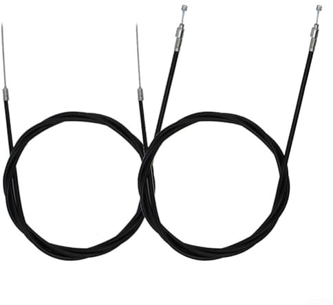 Besshepplo Sistema de Cables de Freno para Bicicleta de montaña de 2 Piezas, Cables Delanteros y Traseros de Acero Inoxidable para un Uso Duradero (1 Pieza Delantera + 1 Pieza Trasera).