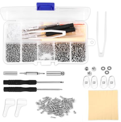 1000 PCS Glasses Screws Repair Kit