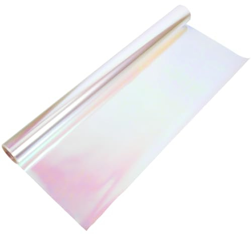 KICHOUSE Rulle Iridescent Färgad Cellofanpapper Bukett Inslagningsmaterial DIY Bukett Omslagspapper för Blommor och Presentförpackning