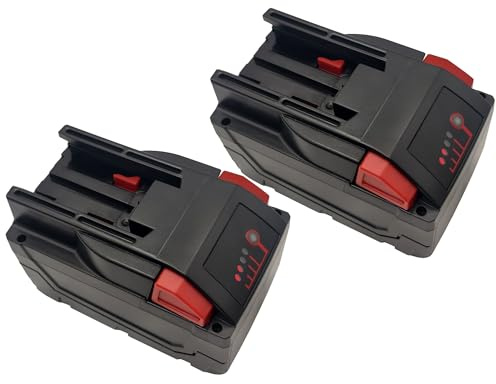 2X Akku 28V Li-ion für Milwaukee 48-11-2830 4932352732 4932-3991-96 48-11-2850 Würth 0700956730, für Milwaukee V28PD V28CS V28CS/0 V28IW V28HX V28H V28H/0 V28G V28C V28AG V28B HD28 M28 B MC 28