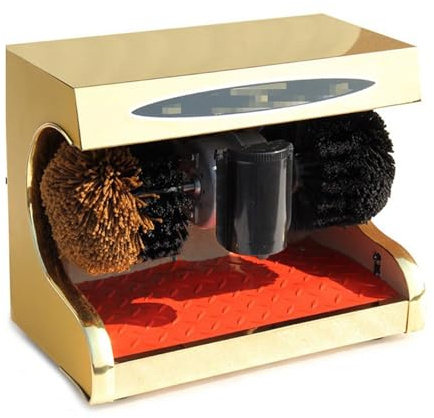 Automatic Shoe Polishing Machine, Electric Leather Brushing Device for Household Use, Induction Technology, Easy to Use, Perfect for Home or Office Shoes