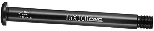 CNC Axe Passant pour Fourche Fox SC 32 34 36 Boost, Axe Avant de Fourche Vélo, M14 (P1.5) L145 mm, Aluminium