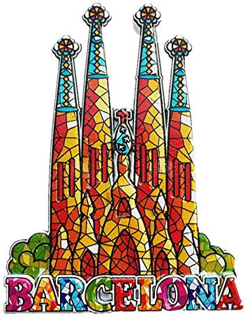 Sagrada Familia Kathedrale Barcelona Spanien Kühlschrankmagnet, Souvenir, Geschenk, Kühlschrankdekoration, Magnetaufkleber