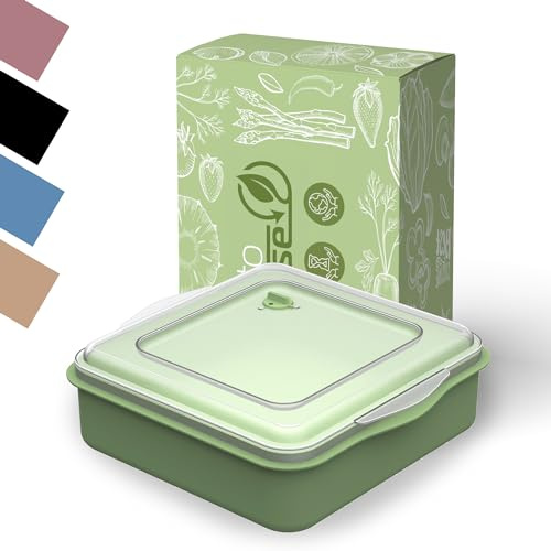 Menübox take away - Contenitore per alimenti e alimenti, riutilizzabile, 2 l, lavabile in lavastoviglie e adatto al forno a microonde