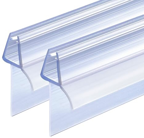 ITTISO Joint d’étanchéité pour porte de douche 2 x 90 cm pour épaisseur de verre de douche de 4 mm/5 mm/6 mm, bande d’étanchéité pour écran de douche, couvre jusqu’à 20 mm d’écart, joint de