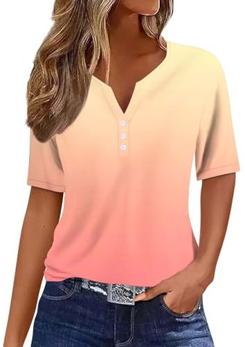 Sales Today Clearance Prime Only Bluse Eleganti da Cerimonia Maglia Tecnica Donna Manica Corta Top Donna Elegante Lilla Maglia Maniche Tre Quarti Donna T Shirt Donna Cotone Offerta