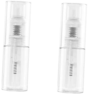 ifundom 2St Trockenpulver Flasche Pulver Sprühflasche Talkumpuder Flasche Behälter für Pulverdosen Bebe Puderbehälter Pulverspender lose transparente Flasche Plastik
