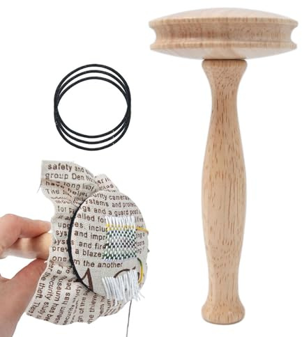 Stopfpilz – einfach zu verwendender Stopfpilz, effektiver Stopfpilz | Glatter -Pilzstopfen mit starkem Griff und allmählicher Krümmung zum Stopfen von Sockenlöchern (14,5 x 7 x 7 cm)