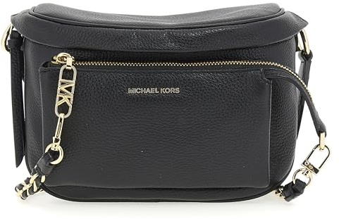 Michael Kors 30S4G04M8L-001 MD SLING PACK CHN MSGR Women BLACK Size One Size