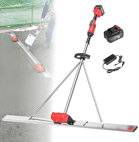 Kit Vibrante massetto calcestruzzo Massetto in Potente Attrezzo elettrico per la finitura del calcestruzzo, macchina vibrante per cemento elettrico, tavola vibrante per la finitura del con 4