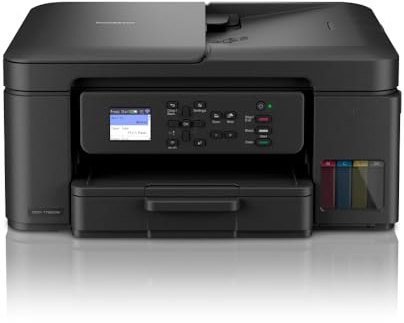 Brother DCP-T780DW Wireless, A4 Inkjet Printer | Tankbenefit | 3-in-1 (Print/Copy/Scan)|Wi-Fi/USB 2.0 | ADF | A4 | 2-Sided Print | Photos | High In-box Inks Included | UK Plug