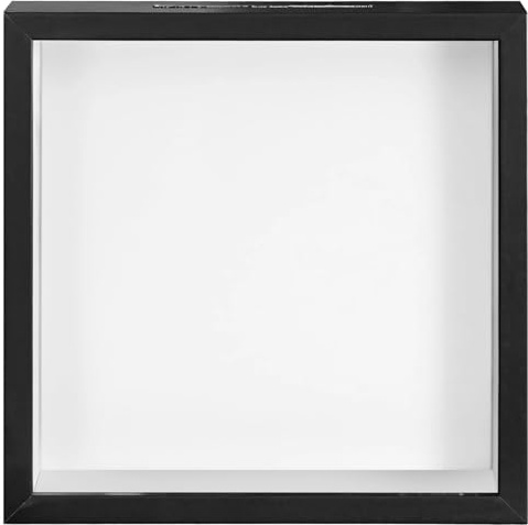 Packool Caja de sombra de viaje con ranura, frontal de cristal transparente para exhibición de recuerdos, 8 x 8 pulgadas, caja de recuerdos de tarjeta de billetes de viaje, marco de caja de sombra