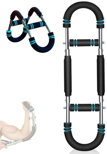 KINDLUME Verstellbarer Brust- & Armtrainer Widerstand Bis 50kg (70-110 Lb), Brusttrainer Männer, Gorilla Grip, Zusammenklappbar Und Tragbar für Zuhause, Fitnessgerät für Oberkörper Training