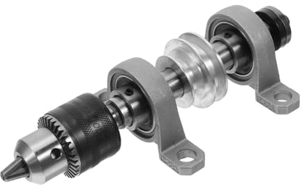 HOMSFOU Sega da tavolo con puleggia e mandrino, accessorio per la lavorazione del legno per seghe da banco, manutenzione rapida, maggiore stabilità, per fai da te e professionale