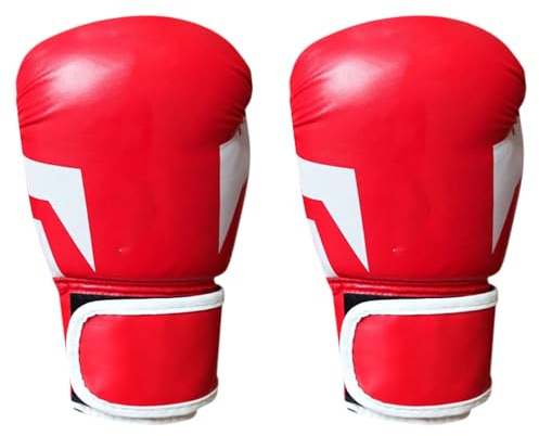 HUAJINGKEJI Guantoni da boxe per bambini, protezione per le mani, traspirante, guanti da combattimento per ragazze e ragazzi