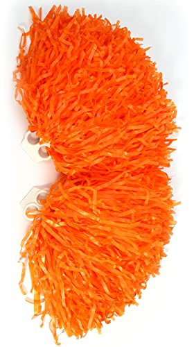 8 Farben Modische Cheerleading-Pom-Poms, Elastische Sport-Tanz-Accessoires für, Blau, Weiß, Rot, Gelb, 2 Stück