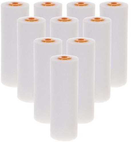 Lurrose Fundas para Rodillo de Pintura 6 Pulgadas, Esponja de Baja Densidad, Paquete 10 Unidades, Recambios para Rodillos, Suministros para Pintar Casas, Uso para Paredes Interiores