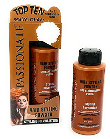Passionate Styling Polvere per capelli con effetto opaco/cera per cipria, 20 g, cera per capelli