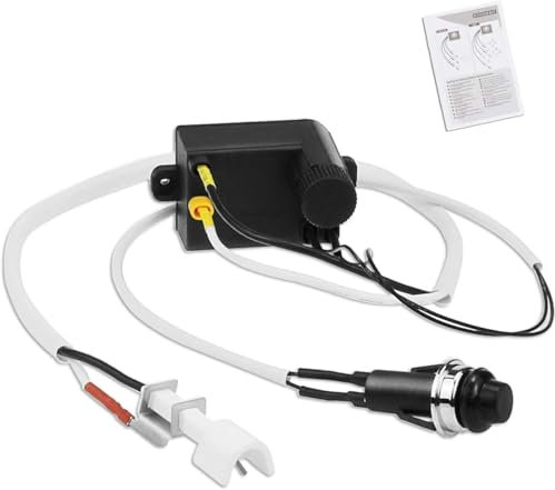 GFTIME 7642 Kit di accensione per Grill a Gas Weber Genesis Serie 300 e 320, 320 e 2011, più recenti (Pannello di Controllo Frontale) Accenditore elettronico, Kit di accensione degli elettrodi