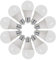 ZONE LED Pack de 10 bombillas LED E27, 10,5 W, 1055 lúmenes, E27, luz blanca cálida, 3000 K, equivalente a 75 W, A60, 200°, bombillas de bajo consumo