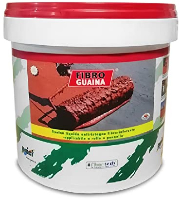 Naici guaina liquida monocomponente fibrorinforzata FIBROGUAINA rossa 5 kg