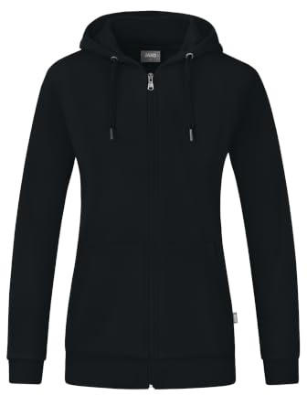 JAKO Corporate Teamwear Kapuzenjacke Organic – Sweatjacke für Damen aus weicher Baumwolle, 60°C waschbar & formstabil, ideal für Beruf & Freizeit