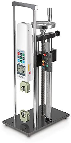 Sauter TVL 500FHS71 - Banco di prova a manovella con Dinamometro digitale, con Morsetti universali, per prove di trazione e compressione
