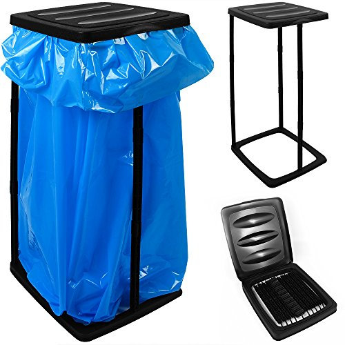 Deuba® 2x Müllsackständer für Müllsäcke 60L 3-fach höhenverstellbar Müllsackhalter Abfallbehälter Müllbeutelhalter