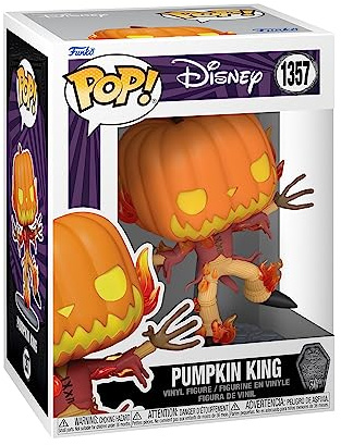 Funko POP! Disney: The Nightmare Before Christmas 30th - Pumpkin King | Offizieller Fanartikel und Merch - Vinyl Sammelfigur als Regal Deko - Geschenkidee zum Geburtstag für Fans und Sammler