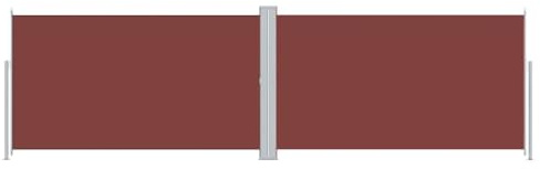 vidaXL Tenda da Sole Laterale Retrattile Marrone 180x600 cm
