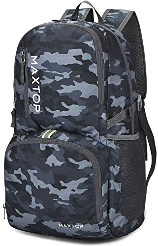 MAXTOP 30L Backpack Ultra Lightweight Packable Foldable Rucksack Water Resistent For Men Women Outdoor Camping Hiking Travel Daypack Handy Durable Gifts For Men Women