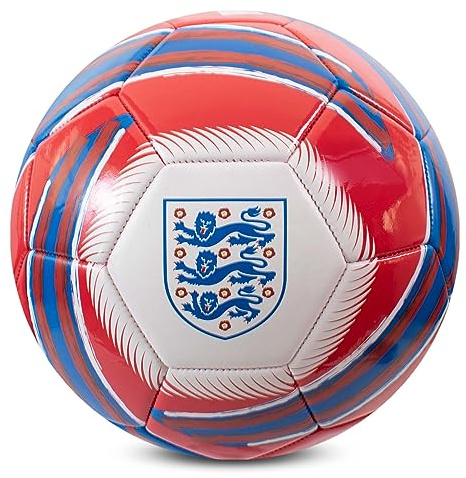Hy-Pro Balón de fútbol Americano England FA Cyclone con Licencia Oficial | Talla 5, Entrenamiento, Partido, mercancía, Coleccionable para niños y Adultos
