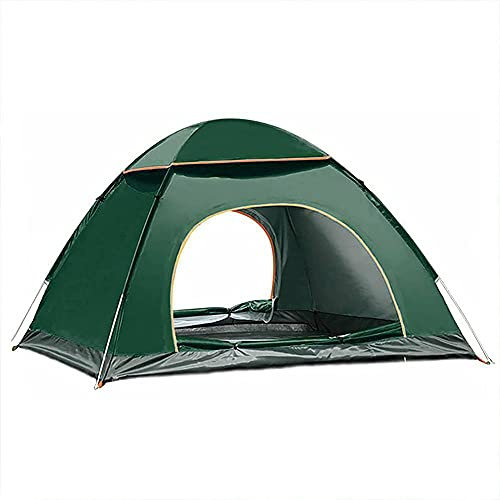 RajoNN Automatisches Pop-Up-Zelt für Familien, wasserdichtes und schützendes Kuppelzelt mit Tragetasche für 2–3 Personen, Familien, Camping, Wandern, Garten, Angeln, Strand