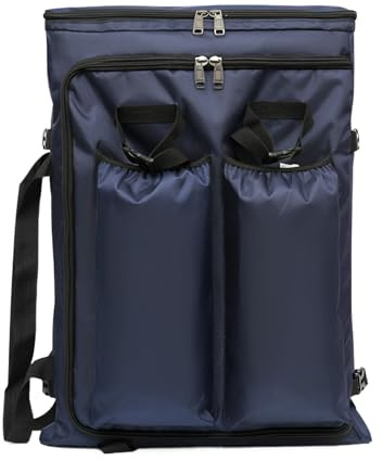 Faxianther Zeichenbrett Rucksack 66cm *48cm (DIN A2) 4K Künstler Maltasche ZeichenplattenTasche Tragetasche Skizzenblock Art Bag Wasserdicht Oxford Art Portfolio-Etui Zeichenmappe Kunst-Rucksack