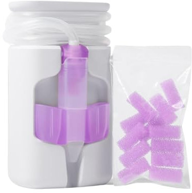 Dr. Noze Best NozeBot On the Go Nasal Aspirator - Pediatric ENT Designed Electric Nose Sucker for Babies and Toddlers, Portable and Easy to Clean, Battery Powered Relief for Mild Congestion